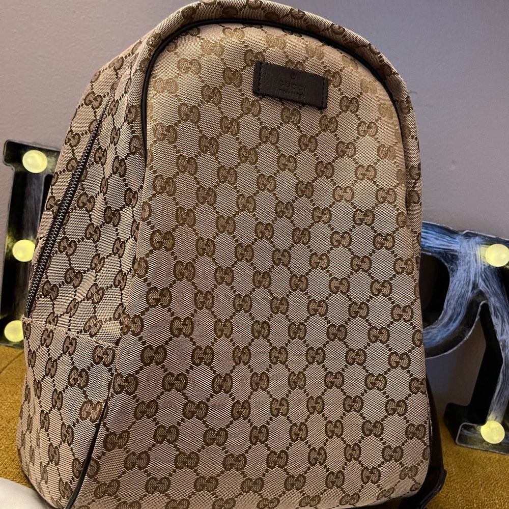 Gucci Monogram Travel Backpack